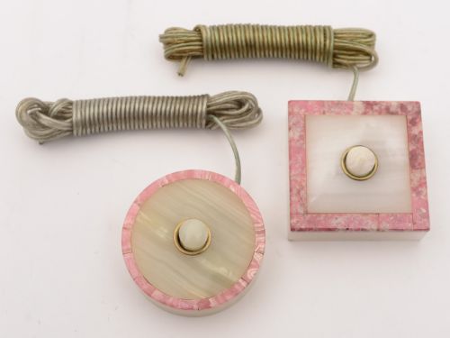 Two Servant Bell Pushes Circa 1920