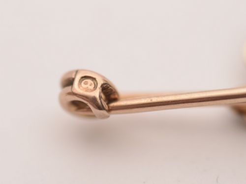 Edwardian Cased 9kt Gold Butterfly Brooch Circa 1905