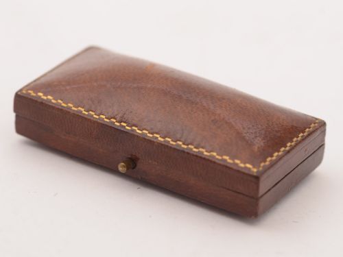 Edwardian Cased 9kt Gold Butterfly Brooch Circa 1905