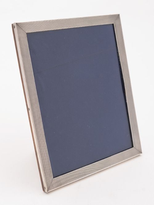 Art Deco Large Silver Photo Frame Birmingham 1928