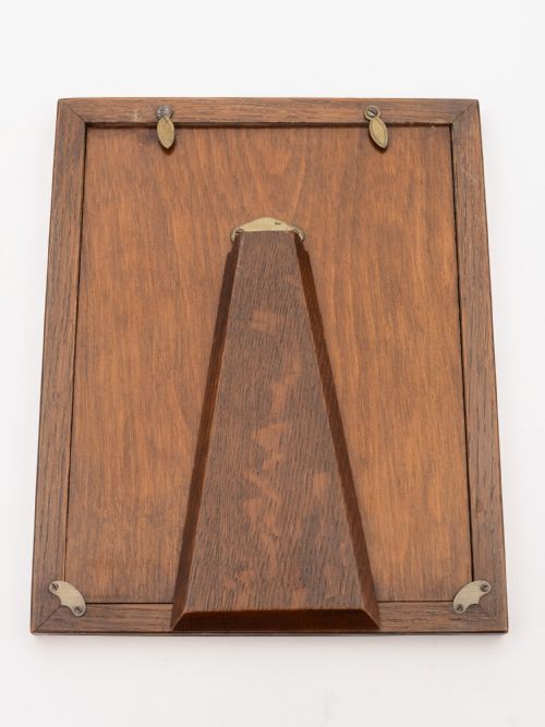 Art Deco Large Silver Photo Frame Birmingham 1928