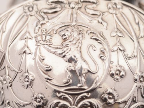 Silver Art Nouveau Purse Birmingham 1909