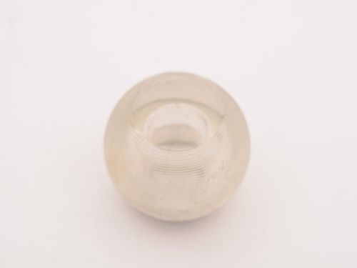 Silver Topped Glass Match Striker Birmingham 1923