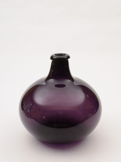 Georgian Amethyst Glass wine Flask Circa 1800
