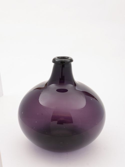 Georgian Amethyst Glass wine Flask Circa 1800