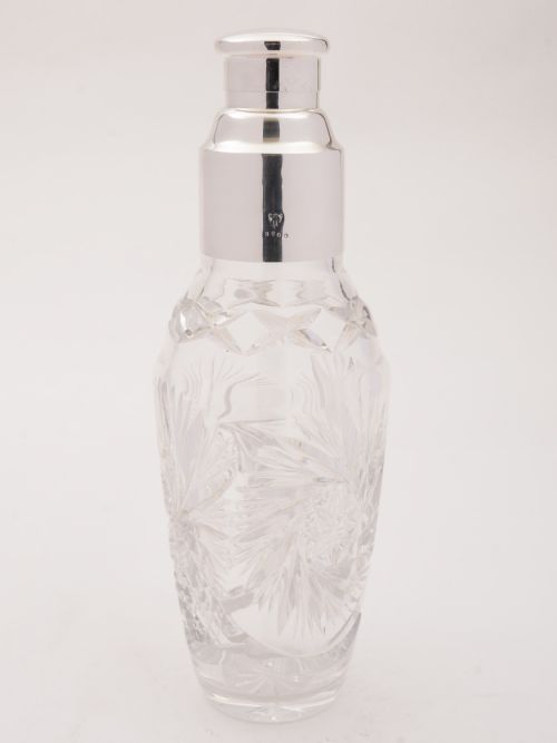 Art Deco Glass Cocktail Shaker Circa 1930