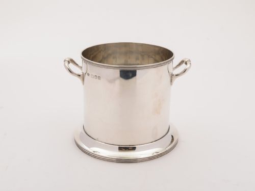 Art Deco Silver Bottle Holder/Ice Bucket London 1935