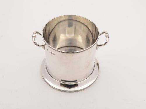 Art Deco Silver Bottle Holder/Ice Bucket London 1935