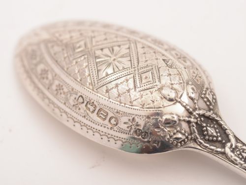 Victorian Cased Silver Christening Set London 1868