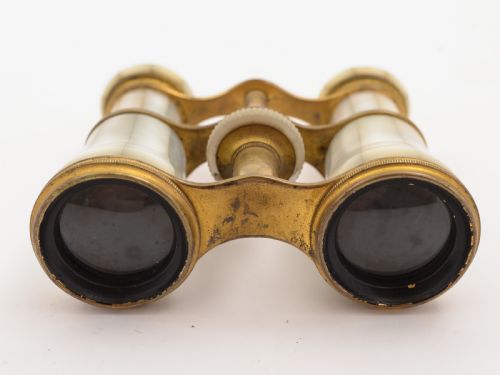 Pair of French Mother of Pear Opera Glasses Circa 1900