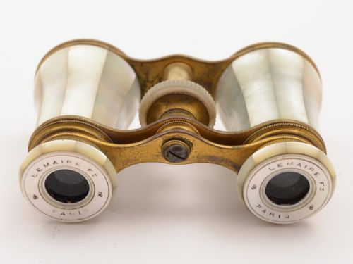 Pair of French Mother of Pear Opera Glasses Circa 1900