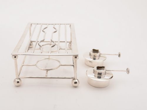 Edwardian Double Burner Trivet Circa 1905