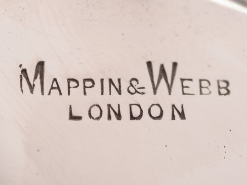 Edwardian Silver Card Tray Sheffield 1908