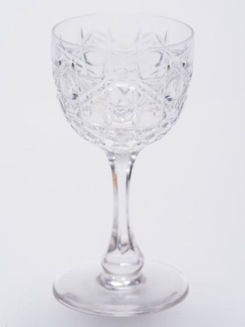 Set of 6 Edwardian Sherry Glasses Circa 1905