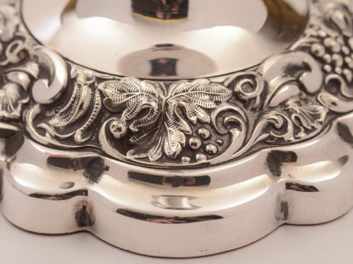 Pair of Silver Plated Candlesticks Circa 1920