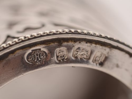 Art Nouveau Silver Mustard Pot Birmingham 1903