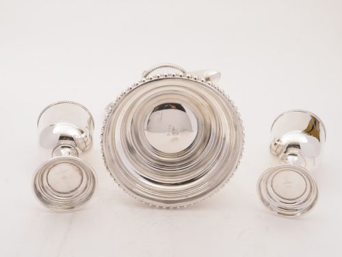 Continental Silver Plated Claret Jug Circa 1900