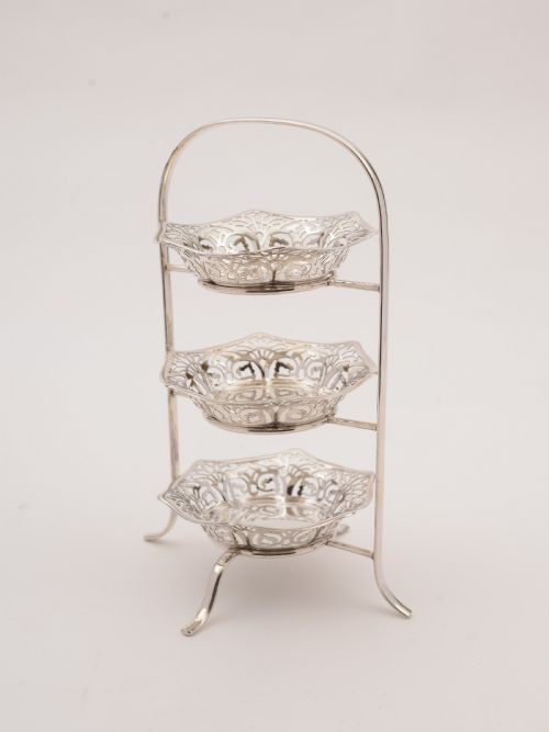 Edwardian Silver Plated Bon Bon Dishes Circa 1905