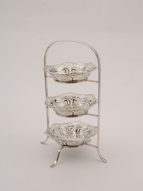Edwardian Silver Plated Bon Bon Dishes Circa 1905