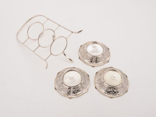 Edwardian Silver Plated Bon Bon Dishes Circa 1905