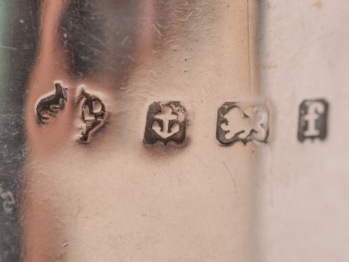 Edwardian Silver Topped Claret Jug Birmingham 1905