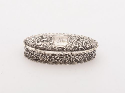 Edwardian Silver Snuff Box Birmingham 1903