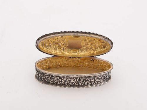 Edwardian Silver Snuff Box Birmingham 1903