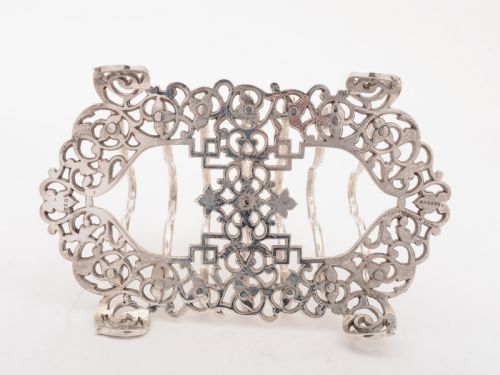 Scottish Silver Plated Toast Rack Circa 1880