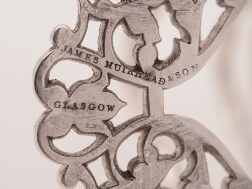 Scottish Silver Plated Toast Rack Circa 1880