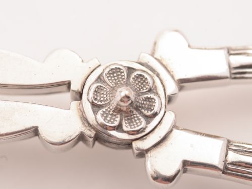 Large Silver Plated Salad Servers Circa 1890