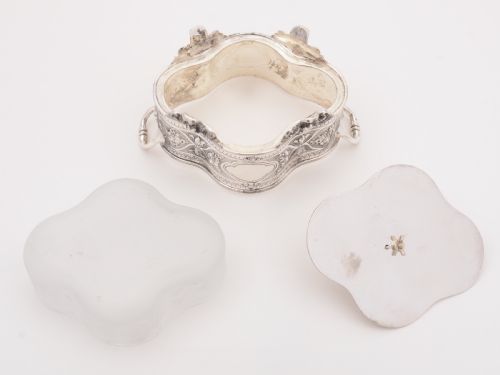 Victorian Silver Plated Butter Dish Circa 1890