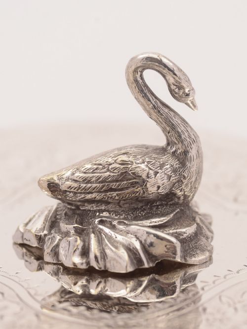 Victorian Silver Plated Butter Dish Circa 1890