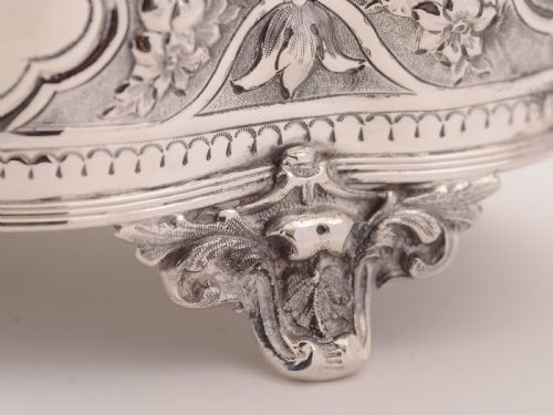 Victorian Silver Plated Butter Dish Circa 1890