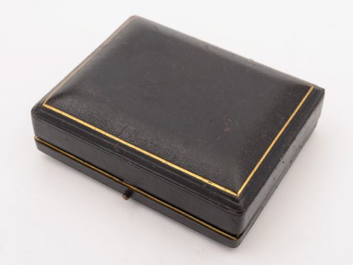 Cased Victorian Silver Knife Rests Birmingham 1887