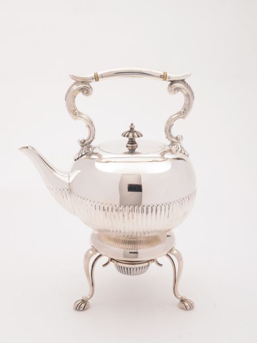 Edwardian Silver zplated Kettle on Stand Circa 1905
