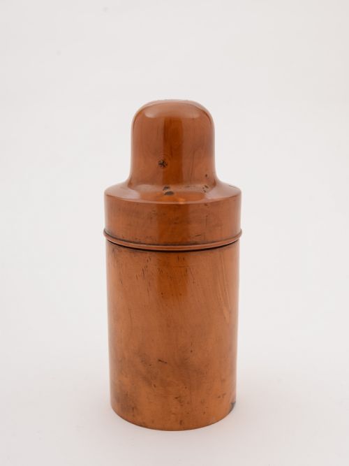 Turned Boxwood Medicine Bottle Holder Circa 1905