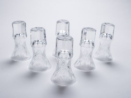 Set of 6 European Shot Glasses Circa 1930