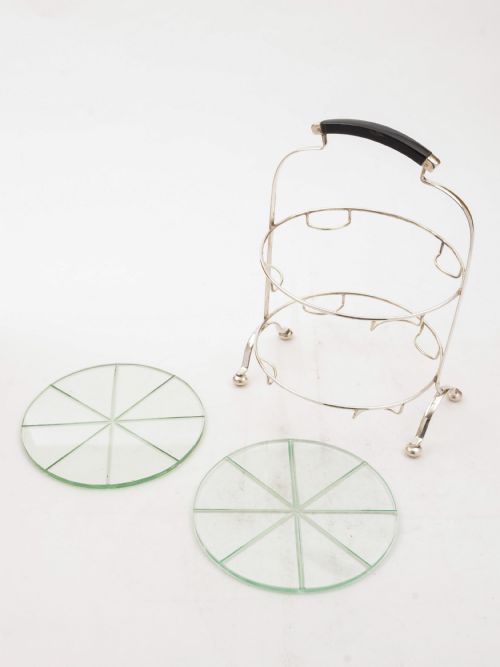 Art Deco 2-Tier Cake Stand Circa 1930