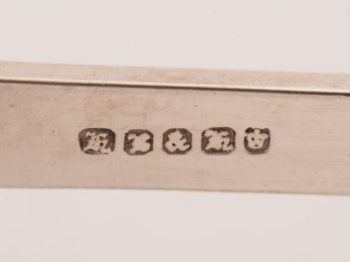 Victorian Silver Plated Serving Tongs Circa 1890