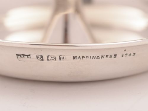 Edwardian Silver and Glass Match Striker Birmingham 1907