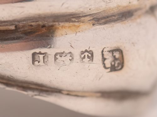 Silver Nautilus Shell Sugar Sifting Spoon Birmingham 1916