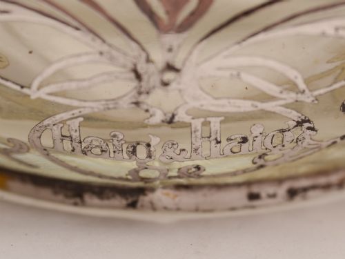Scottish Silver Overlay Haig Whiskey Bottle