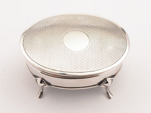 Silver Jewellery Box Birmingham 1919