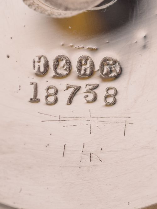 Art Deco Silver Plated and Glass Lemon Squeezer