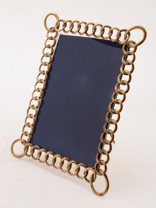 Victorian Brass Ring Photo Frame Circa 1890