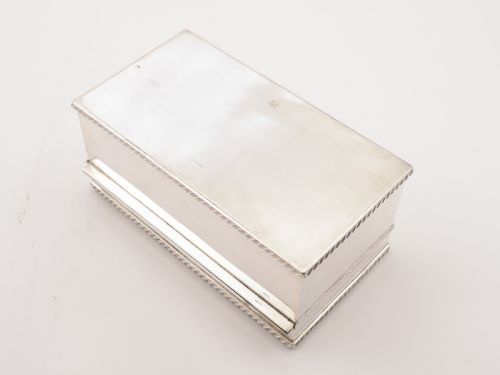 Silver Plated Biscuit Box Circa 1920
