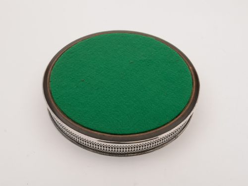 Oak and Silver Plated Gallery Tray Circa 1930