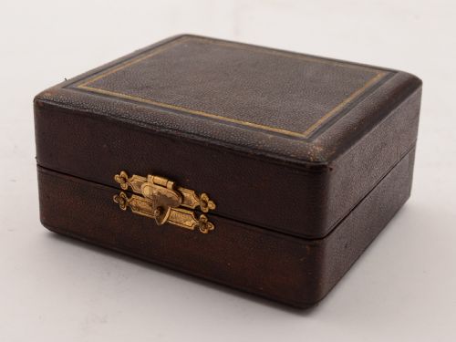 Cased Set of 6 Silver Plated Napkin Rings Circa 1890