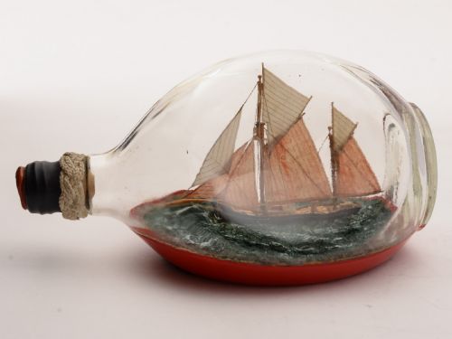 Ship in Bottle Circa 1920