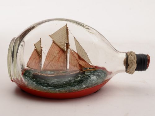 Ship in Bottle Circa 1920